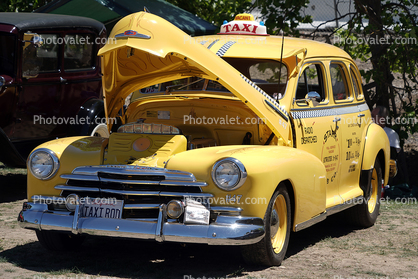 1947 Chevy Fleetmaster Taxi Cab, Checker, Chrome