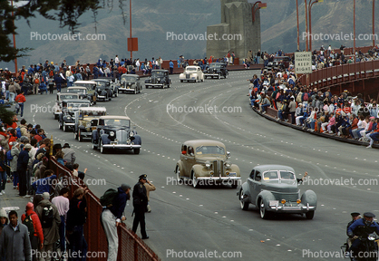 50th Anniversary Celebration, Golden Gate Bridge, Car Show