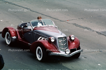 Duesenberg, Auburn Boattail Speedster, 50th anniversary celebration, Golden Gate Bridge, Car Show, automobile