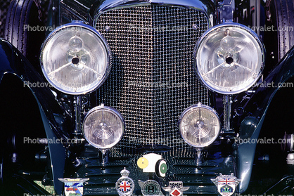 Bentley, Front, Chrome Radiator Grill, Headlight, head-on
