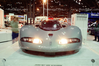 Oldsmobile Aerotech Concept Car head-on, automobile, 1993