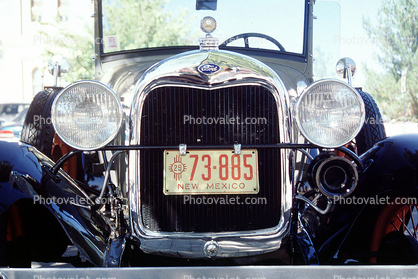 Ford, Model-T, headlight, Radiator Grill, Hood Ornament, head-on, grill