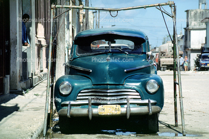 1950s sedan head-on, 1950s, Car, Automobile, Vehicle