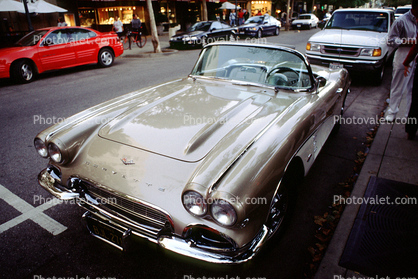 Corvette Stingray, Chevy, Chevrolet, Car, Automobile, Vehicle, 1950s