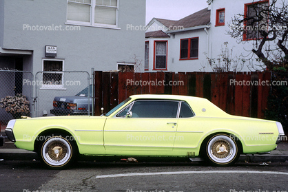 Ford Mercury Cougar with Whitewall Tires, automobile, 1960s
