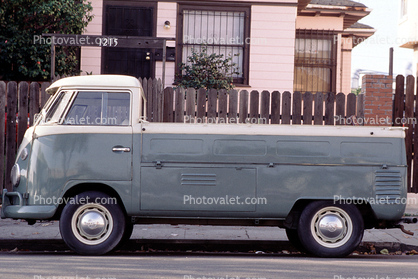 1961 Volkswagen pickup truck, VW-van, Volkswagen Van, automobile, 1950s