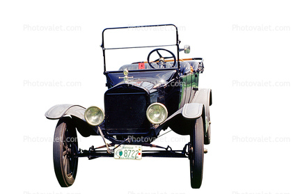 Model-T, Ford, head-on, automobile, photo-object, object, cut-out, cutout, grill, 1930's