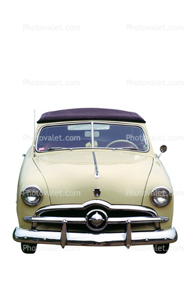 Ford, head-on, automobile, photo-object, object, cut-out, cutout, grill, 1950s