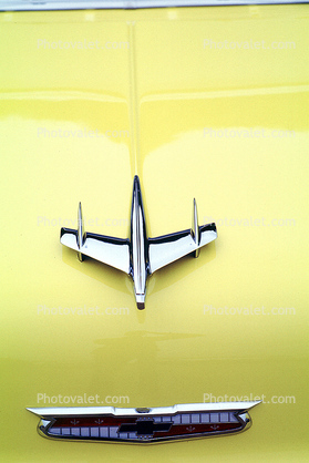 Jet chrome hood ornament, Chevy, Chevrolet