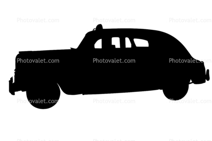 City Taxi silhouette, logo, shape, 1940 City Taxi, Lakehurst, automobile, Chrysler