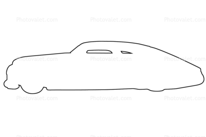 outline, automobile, line drawing, shape