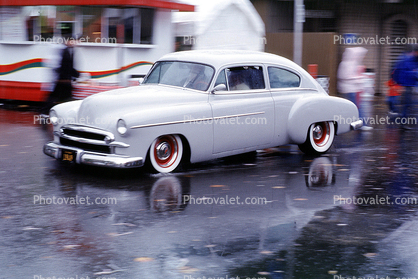Whitewall, Rainy Road, automobile, 1940s