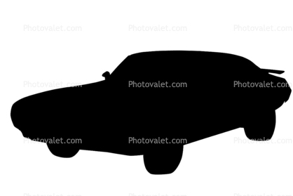 Pontiac Bonneville, Silhouette, logo, automobile, shape, 1960s