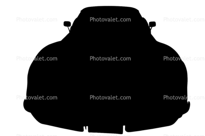 1971 Corvette silhouette, logo, 1970s, automobile, shape