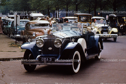 1926 Rolls Royce, Whitewall, 1926, Oldtime Car, 1950s
