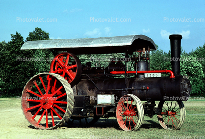 Frick Eclipse Steam Tractor, wheels, 6305
