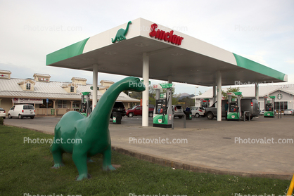 Sinclair Oil Company, Gas Station, Dinosaur