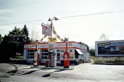 Atlantic Gas Station, West Virginia, 1950s