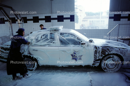 SFPD, Patrol Car, Police Car, foamy broth of wash, automobile