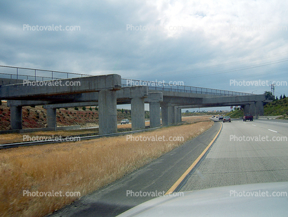 Overpass, Interstate, Highway, Road