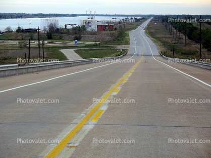 Highway, Roadway, Route, Pavement, Port Arthur, Texas