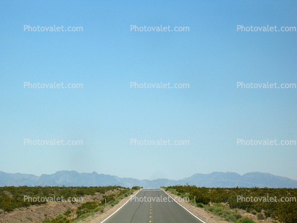 Long Lonesome Highway, Southern Nevada near Pahrump