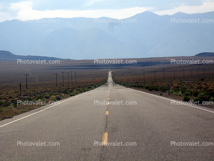 Vanishing Point, Mountains, Down the Long Lonesome Highway