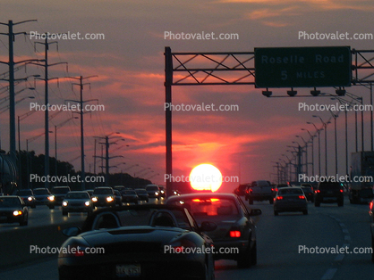Road, Roadway, Interstate Highway I-90, skyway, car, automobile, Vehicle