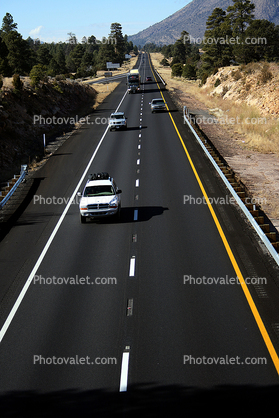 Route-66, Arizona, Interstate Highway I-40, East Bound