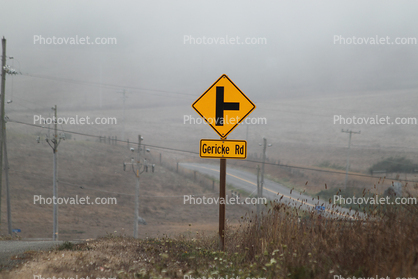 Gericke Road, Sign, Marin County