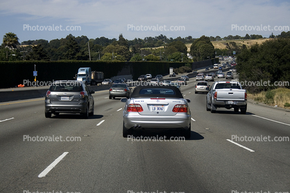 Highway 101, Marin County, Level-C Traffic