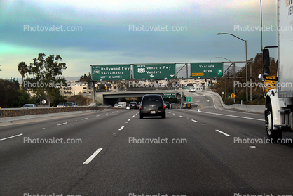 Interstate Highway I-5, San Fernando Valley, freeway