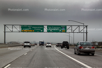 Interstate Highway I-5, Highway-99, Split, Car, 2010's