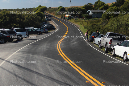 S-Curve, PCH, Marin County, California, Highway, Roadway