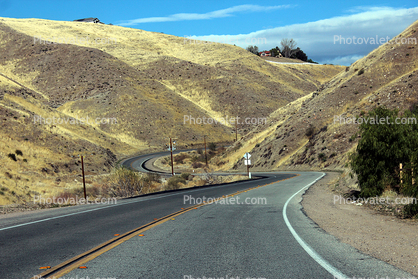 S-Curve, street, road, Agua Dulce, California