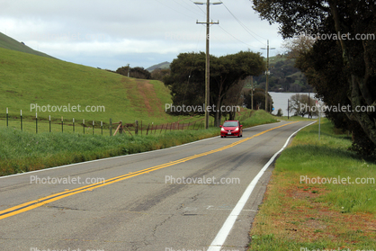 green hills, Novato, Marin County, California