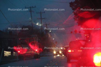 Sir Francis Drake Boulevard, rain, rainy, Car, Vehicle, Automobile, Marin County, California