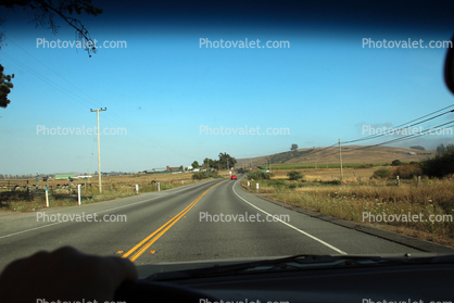 Valley Ford Road, highway, roadway, cars, trees