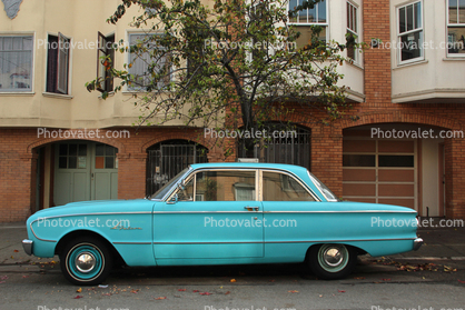 1960 Falcon two-door sedan, car, two-door sedan, Vehicle, Automobile, 1960s