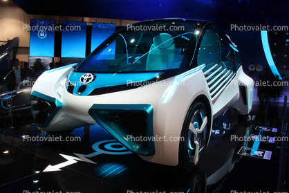 Mirai Toyota FCV (Fuel Cell Vehicle) concept car, CES Convention 2016, Consumer Electronics Show, tradeshow