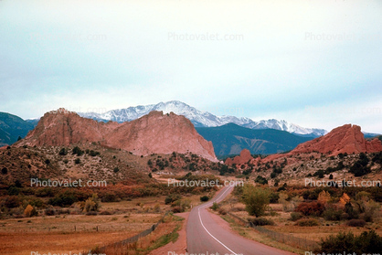 Road, Roadway, Highway, Garden-of-the-Gods, Colorado