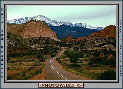 Road, Roadway, Highway, Garden-of-the-Gods, Colorado