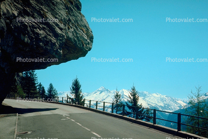 Precarious Road, Highway, roadway, mountain range