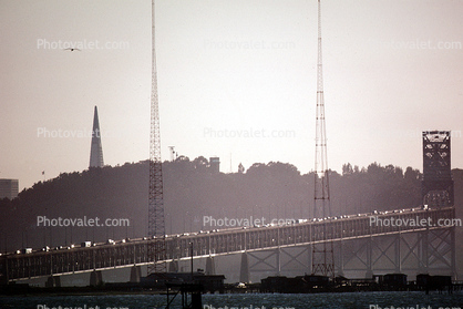 San Francisco Oakland Bay Bridge, Transamerica Pyramid, Cars, vehicles