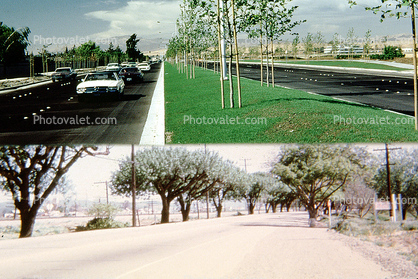 Hopyard Road before and after