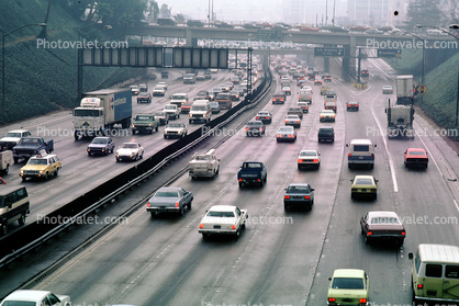 Highway I-10, Level-C traffic, freeway, Car, Automobile, Vehicle
