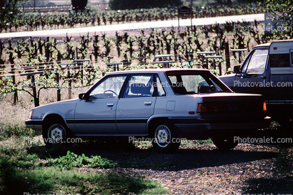 1985 Toyota Camry, Silverado Trail, Napa Valley, Road, Roadway, Highway, 1980s