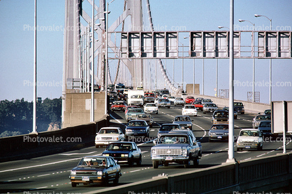 San Francisco Oakland Bay Bridge, traffic jam, congestion