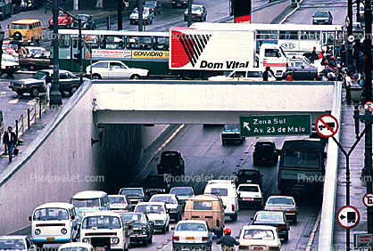 Level-F traffic, Sao Paulo, Brazil