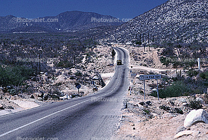 Highway, Roadway, Road, near Los Barilles, Baja California Sur